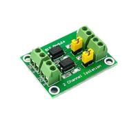 PC817 - Módulo de aislamiento de voltaje de placa de optoacoplador, paquete | Esta placa de aislamiento optoacoplador permite un control seguro y simultáneo de diferentes voltajes que van desde 3,6 V a