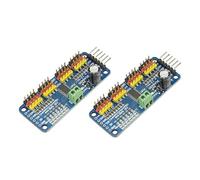 PCA9685 - Placa de controlador de servomotor de 16 canales de 12 bits I2C para educación robótica, aplicación mecánica, placa de sincronización PWM