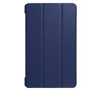 PCATEC Huawei MediaPad T3 7.0 Funda, Ultra Slim Tri-Fold Leather Case Case Stand Cover para Huawei MediaPad 3 7.0 Tablet PC (Huawei Mediapad T3 7.0, Nevy Azul)