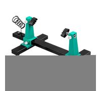 PCB Holder - Adjustable Circuit Board Clamp with Rotating Arms | Soldering Repair Tool for Electronics Workbench Assembly, Projects, Anti-Slip Base, Hands-Free Support Stand for PCB Maintenance