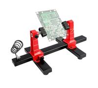 PCB Holder - Adjustable Circuit Board Repair Fixture Metal Stand | Professional Mobile Phone Repair Tool IC Groove Soldering Support Clamp | For Electronics Ŕepair, Phone Fixing, Wiring Work, Solderin