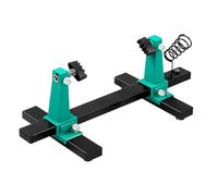 Pcb Holder, Soldering Clamp, Circuit Board Tool, Adjustable Manual Stabilizer, Desktop Metal Frame, Electronics Self Build, Hobby Use, 16.06x6.5x4.92 Inches, Black Color, 1 Piece