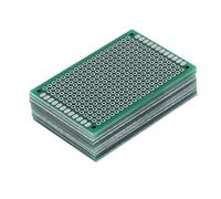 PCB Prototipo + Akozon 10 Piezas 4 x 6 cm Placa de Circuito PCB Lados Dobles Prototipos DIY Soldadura Universal