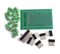 PCB Prototipo de terminales de tornillo del bloque protector de la placa de cabecera de sexo femenino de sockets for Electronic Bloques Accesorios Robot