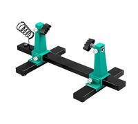 PCB Vise - Adjustable Desktop Electronics Repair Fixture | Multifunction Circuit Board Holder with 360° Rotating Clamp for Soldering Desoldering Brazing Hobby Projects Jewelry Craft & Silversmithing