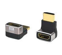 PcCom Essential Adaptador HDMI 8K 2.1 Macho a Hembra Acodado Tipo L Inverso