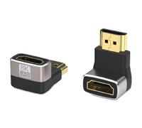 PcCom Essential Adaptador HDMI Macho a Hembra Acodado a 8K V2.1