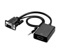 PcCom Essential Adaptador VGA a HDMI con Sonido