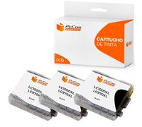 Pccom Essential Brother Lc1000xl/lc970xl Cartucho Tinta Compatible Negro Pack 3