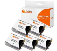 Pccom Essential Brother Lc1000xl/lc970xl Cartucho Tinta Compatible Negro Pack 5