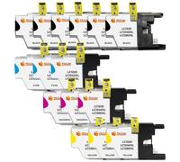 Pccom Essential Brother Lc1240xl/lc1220xl/lc1280xl Cartucho Tinta Compatible Negro/cian/magenta/amarillo Pack 15