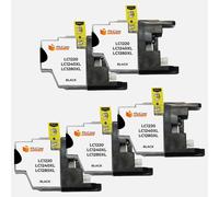Pccom Essential Brother Lc1240xl/lc1220xl/lc1280xl Cartucho Tinta Compatible Negro Pack 5