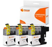 Pccom Essential Brother Lc227xl Cartucho Tinta Compatible Negro Pack 3