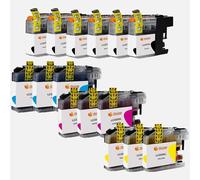 Pccom Essential Brother Lc227xl/lc225xl Cartucho Tinta Compatible Negro/cian/magenta/amarillo Pack 15