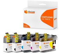 Pccom Essential Brother Lc227xl/lc225xl Cartucho Tinta Compatible Negro/cian/magenta/amarillo Pack 5