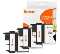 Pccom Essential Brother Lc980xl/lc1100xl/lc985xl Cartucho Tinta Compatible Negro Pack 3
