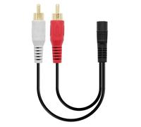 PcCom Essential Cable Adaptador Audio Jack 3.5 mm Hembra a 2x RCA 20cm
