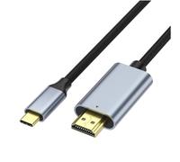 PcCom Essential Cable USB-C a HDMI 8K 60Hz 1.8m Negro