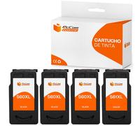 Pccom Essential Canon Pg560xl/cl561xl Cartucho Tinta Compatible Negro/tricolor Pack 4