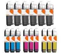 Pccom Essential Cartucho Tinta Compatible con Brother LC3213/LC3211 Negro/Cian/Magenta/Amarillo Pack 15