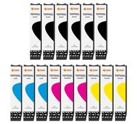 Pccom Essential Cartucho Tinta Compatible con Epson T0711/T0712/T0713/T0714 Negro/Cian/Magenta/Amarillo Pack 15