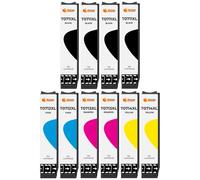Pccom Essential Cartucho Tinta Compatible Epson T0711/T0712/T0713/T0714 Negro/Cian/Magenta/Amarillo Pack 10