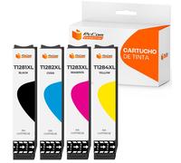 Pccom Essential Cartucho Tinta Compatible Epson T1281/T1282/T1283/T1284 Negro/Cian/Magenta/Amarillo Pack 4