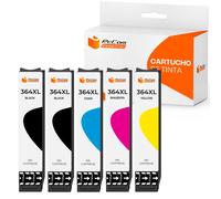 Pccom Essential Cartucho Tinta Compatible HP 364XL Negro/Cian/Magenta/Amarillo Pack 5