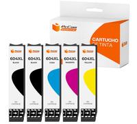 Pccom Essential Epson 604xl Cartucho Tinta Compatible Negro/cian/magenta/amarillo Pack 5
