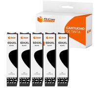 Pccom Essential Epson 604xl Cartucho Tinta Compatible Negro Pack 5