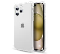 PcCom Essential Funda Antishock Transparente para iPhone 15 Pro