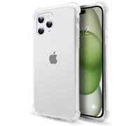 PcCom Essential Funda Antishock Transparente para iPhone 15 Pro Max
