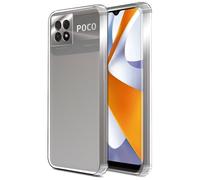 PcCom Essential Funda Antishock Transparente para POCO C40