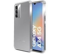 PcCom Essential Funda Antishock Transparente para Samsung Galaxy A34 5G