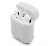 PcCom Essential Funda Protectora para Airpods Blanca