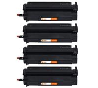 PcCom Essential HP 15A/13A/24A Tóner Compatible Negro Pack 4