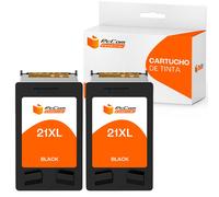 Pccom Essential HP 21XL Cartucho Tinta Compatible Negro Pack 2