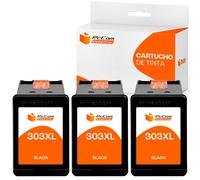 Pccom Essential HP 303XL Cartucho Tinta Compatible Negro Pack 3