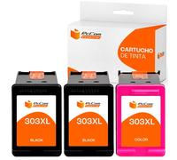 Pccom Essential HP 303XL Cartucho Tinta Compatible Negro/Tricolor Pack 3