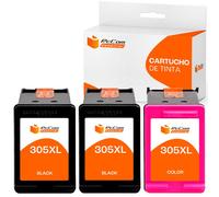 Pccom Essential HP 305XL Cartucho Tinta Compatible Negro/Tricolor Pack 3