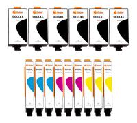 Pccom Essential HP 903XL Cartucho Tinta Compatible Negro/Cian/Magenta/Amarillo Pack 15