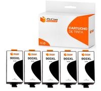 Pccom Essential HP 903XL Cartucho Tinta Compatible Negro Pack 5