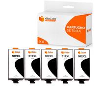 Pccom Essential HP 912XL Cartucho Tinta Compatible Negro Pack 5