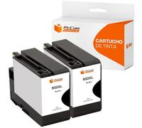 Pccom Essential Hp 932xl Cartucho Tinta Compatible Negro Pack 2