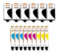 Pccom Essential HP 934XL/935XL Cartucho Tinta Compatible Negro/Cian/Magenta/Amarillo Pack 15