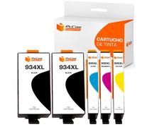 Pccom Essential HP 934XL/935XL Cartucho Tinta Compatible Negro/Cian/Magenta/Amarillo Pack 5