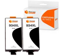 Pccom Essential HP 934XL Cartucho Tinta Compatible Negro Pack 2