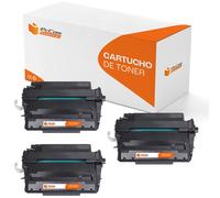 PcCom Essential HP CE255X/55X Tóner Compatible Negro Pack 3