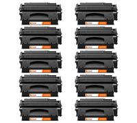 PcCom Essential HP Q7553A/53A Tóner Compatible Negro Pack 10