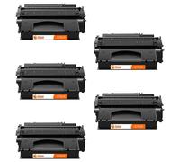 PcCom Essential HP Q7553A/53A Tóner Compatible Negro Pack 5